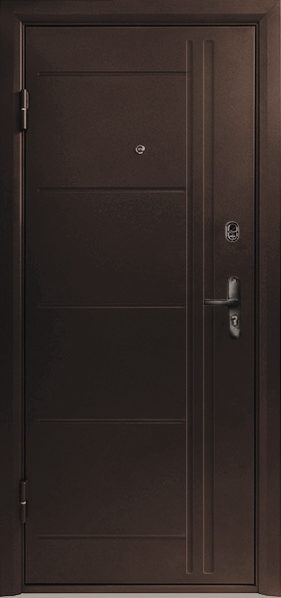 Двери Гуд Входная дверь ДорЭко 3, арт. 0000900 - фото №1 (внешняя сторона)